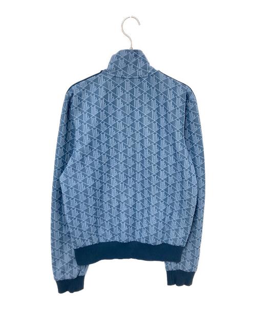 LACOSTE（ラコステ）LACOSTE (ラコステ) モノグラムジャカードトラックジャケット ブルー サイズ:US:Sの古着・服飾アイテム