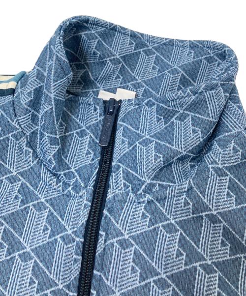 LACOSTE（ラコステ）LACOSTE (ラコステ) モノグラムジャカードトラックジャケット ブルー サイズ:US:Sの古着・服飾アイテム
