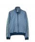 LACOSTE（ラコステ）の古着「モノグラムジャカードトラックジャケット」｜ブルー