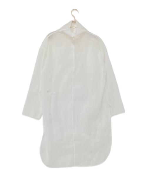 LE PHIL（ル フィル）LE PHIL (ル フィル) ハイネックシアーブラウス ホワイト サイズ:F 未使用品の古着・服飾アイテム