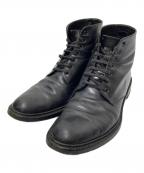 Saint Laurent Parisサンローランパリ）の古着「レザーレースアップブーツ」｜ブラック