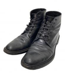 Saint Laurent Paris（サンローランパリ）の古着「レザーレースアップブーツ」｜ブラック