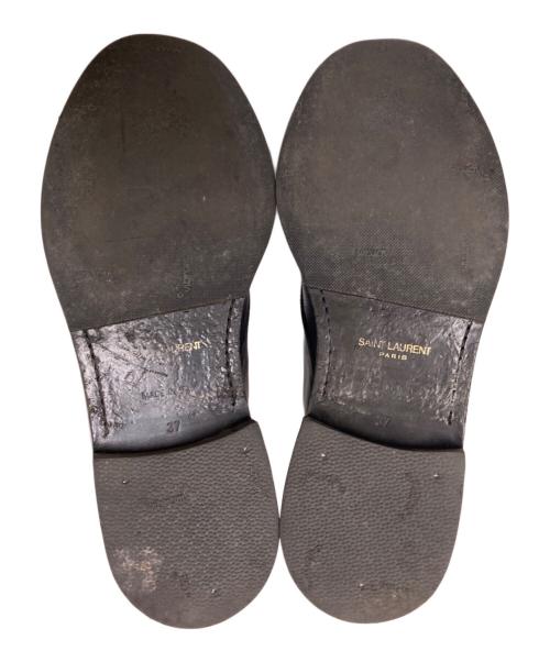 Saint Laurent Paris（サンローランパリ）Saint Laurent Paris (サンローランパリ) レザーレースアップブーツ ブラック サイズ:37の古着・服飾アイテム