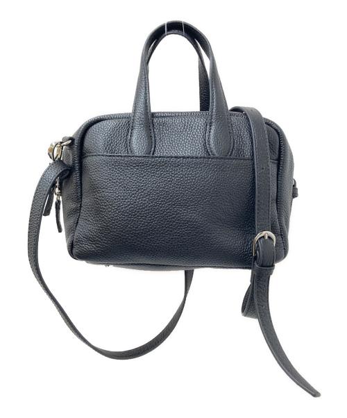 Beaure（ビュレ）Beaure (ビュレ) FREAK'S STORE (フリークストア) 別注カウレザー スクエア ミニボストン型ショルダーバッグ ブラック サイズ:下記参照の古着・服飾アイテム