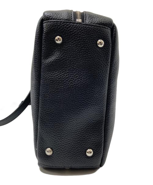 Beaure（ビュレ）Beaure (ビュレ) FREAK'S STORE (フリークストア) 別注カウレザー スクエア ミニボストン型ショルダーバッグ ブラック サイズ:下記参照の古着・服飾アイテム