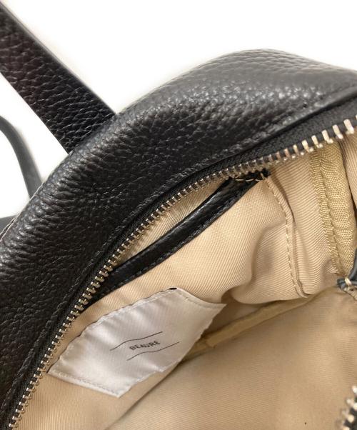 Beaure（ビュレ）Beaure (ビュレ) FREAK'S STORE (フリークストア) 別注カウレザー スクエア ミニボストン型ショルダーバッグ ブラック サイズ:下記参照の古着・服飾アイテム