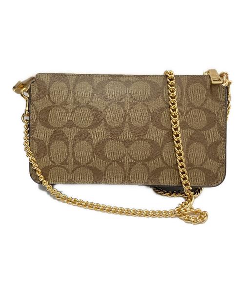 COACH（コーチ）COACH (コーチ) カードケース付ショルダーバッグ ブラウン サイズ:下記参照の古着・服飾アイテム