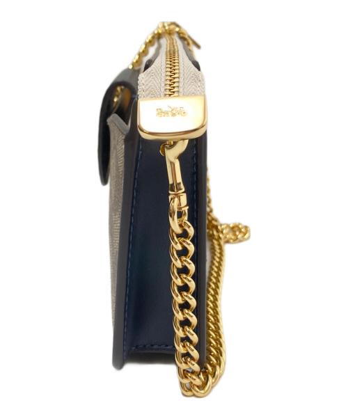 COACH（コーチ）COACH (コーチ) カードケース付ショルダーバッグ ブラウン サイズ:下記参照の古着・服飾アイテム