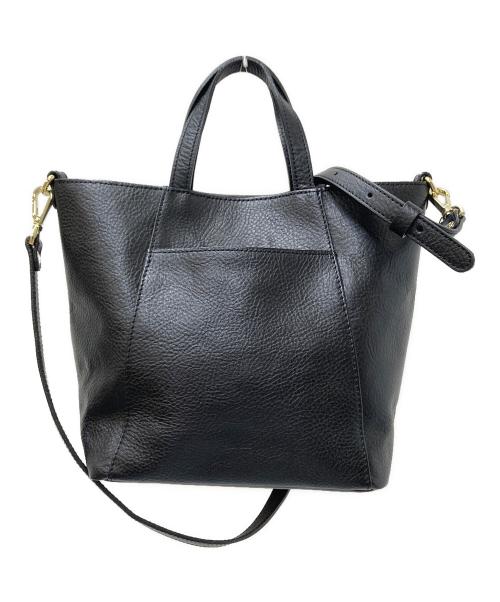 russet（ラシット）russet (ラシット) 型押しレザーショルダーバッグ ブラック サイズ:下記参照の古着・服飾アイテム