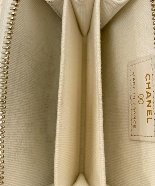 CHANEL（シャネル）CHANEL (シャネル) コンパクトウォレット ホワイト サイズ:下記参照の古着・服飾アイテム