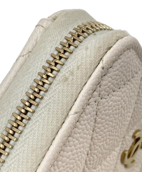 CHANEL（シャネル）CHANEL (シャネル) コンパクトウォレット ホワイト サイズ:下記参照の古着・服飾アイテム