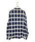 HUF (ハフ) オンブレチェックシャツジャケット ブラック×ホワイト サイズ:L：8000円