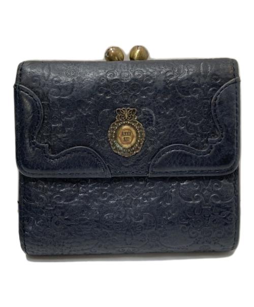 ANNA SUI（アナスイ）ANNA SUI (アナスイ) 3つ折り財布 ブラック サイズ:下記参照の古着・服飾アイテム