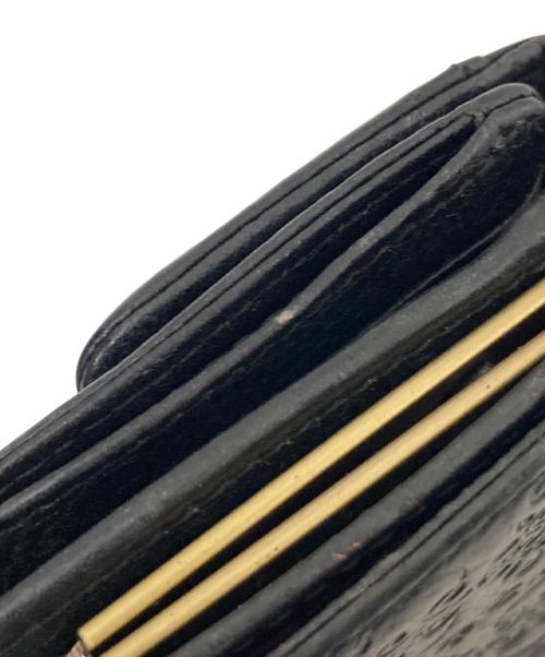 ANNA SUI（アナスイ）ANNA SUI (アナスイ) 3つ折り財布 ブラック サイズ:下記参照の古着・服飾アイテム