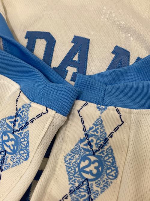 NIKE（ナイキ）NIKE (ナイキ) ゲームシャツ ホワイト×ブルー サイズ:Mの古着・服飾アイテム