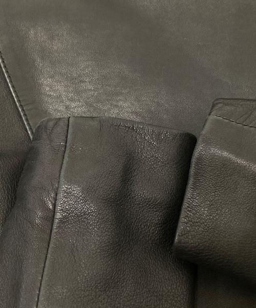 Noble（ノーブル）Noble (ノーブル) シープレザーライダースジャケット ブラック サイズ:36の古着・服飾アイテム