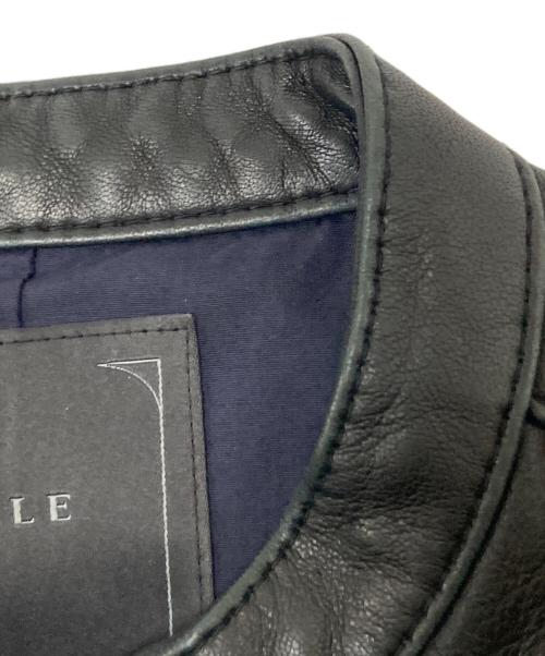 Noble（ノーブル）Noble (ノーブル) シープレザーライダースジャケット ブラック サイズ:36の古着・服飾アイテム