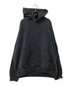 LOS ANGELES APPARELロサンゼルスアパレル）の古着「フーデッドパーカー」｜ブラック
