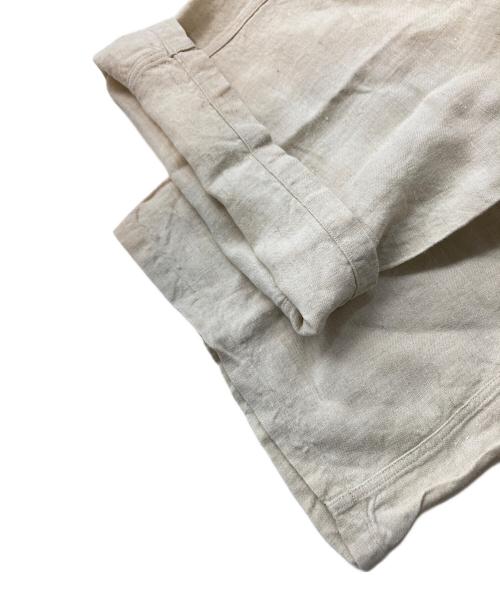 French Army（フランス軍）French Army (フレンチアーミー) ホスピタルパンツ アイボリー サイズ:下記参照の古着・服飾アイテム