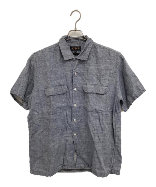 BEAMS PLUS（ビームスプラス）BEAMS PLUS (ビームスプラス) リネンシャツ グレー サイズ:Mの古着・服飾アイテム