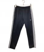 adidasアディダス）の古着「3 STRIPES OPEN PANTS」｜ブラック