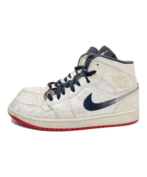 NIKE（ナイキ）NIKE (ナイキ) CLOT (クロット) Air Jordan 1 MID Fearless グレー サイズ:26.5㎝の古着・服飾アイテム