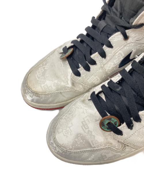 NIKE（ナイキ）NIKE (ナイキ) CLOT (クロット) Air Jordan 1 MID Fearless グレー サイズ:26.5㎝の古着・服飾アイテム