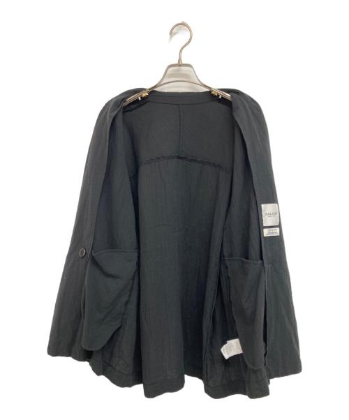 Adam et Rope（アダム エ ロペ）Adam et Rope (アダム エ ロペ) オーガニックコットンガーゼオーバージャケット ブラック サイズ:FREEの古着・服飾アイテム