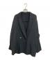 Adam et Rope（アダム エ ロペ）の古着「オーガニックコットンガーゼオーバージャケット」｜ブラック