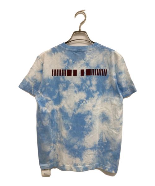 NOMARHYTHM TEXTILE（ノーマリズムテキスタイル）NOMARHYTHM TEXTILE (ノーマリズムテキスタイル) RAY BEAMS (レイ ビームス) プリントTシャツ ブルー サイズ:FREEの古着・服飾アイテム