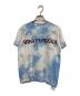 NOMARHYTHM TEXTILE（ノーマリズムテキスタイル）の古着「プリントTシャツ」｜ブルー