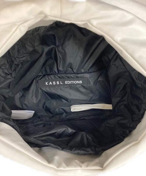 KASSL EDITIONS（カッスル エディションズ）KASSL EDITIONS (カッスル エディションズ) アンカーハンド オイルコーティング トートバッグ ホワイトの古着・服飾アイテム
