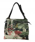 PAUL SMITHポールスミス）の古着「キャンバスハンドバッグ」｜オリーブ