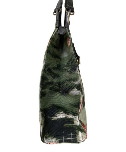 PAUL SMITH（ポールスミス）PAUL SMITH (ポールスミス) キャンバスハンドバッグ オリーブの古着・服飾アイテム