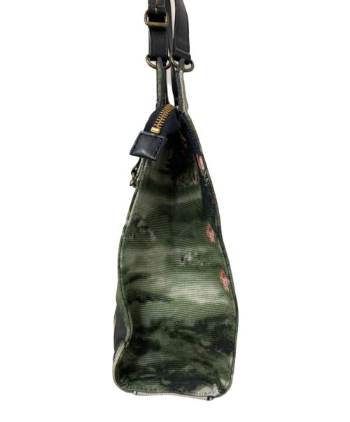 PAUL SMITH（ポールスミス）PAUL SMITH (ポールスミス) キャンバスハンドバッグ オリーブの古着・服飾アイテム