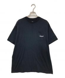 SEQUEL（シークエル）の古着「刺繍ロゴTシャツ」｜ブラック