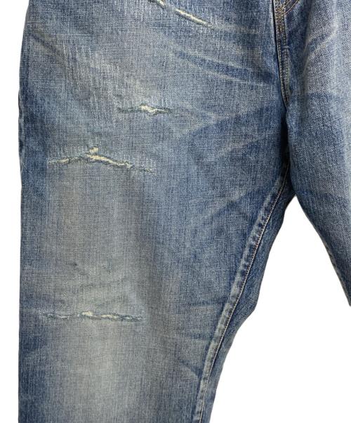 SEQUEL（シークエル）SEQUEL (シークエル) FRAGMENT DESIGN (フラグメントデザイン) DAMAGEDENIMPANTS インディゴ サイズ:Lの古着・服飾アイテム