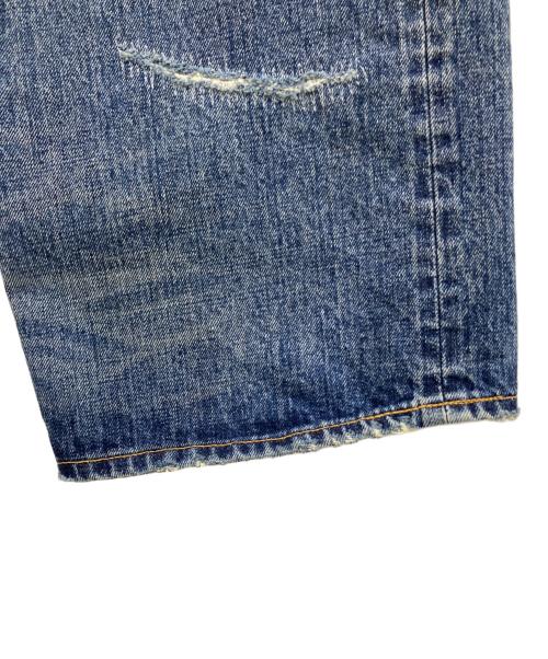 SEQUEL（シークエル）SEQUEL (シークエル) FRAGMENT DESIGN (フラグメントデザイン) DAMAGEDENIMPANTS インディゴ サイズ:Lの古着・服飾アイテム