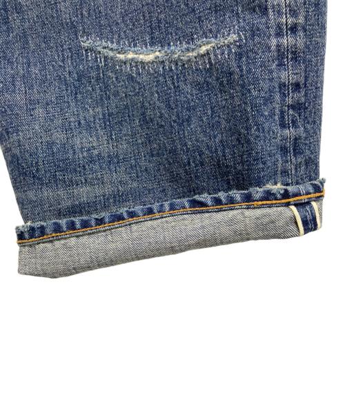 SEQUEL（シークエル）SEQUEL (シークエル) FRAGMENT DESIGN (フラグメントデザイン) DAMAGEDENIMPANTS インディゴ サイズ:Lの古着・服飾アイテム