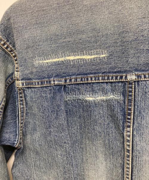 SEQUEL（シークエル）SEQUEL (シークエル) FRAGMENT DESIGN (フラグメントデザイン) DAMAGE DENIM JACKET インディゴ サイズ:Lの古着・服飾アイテム