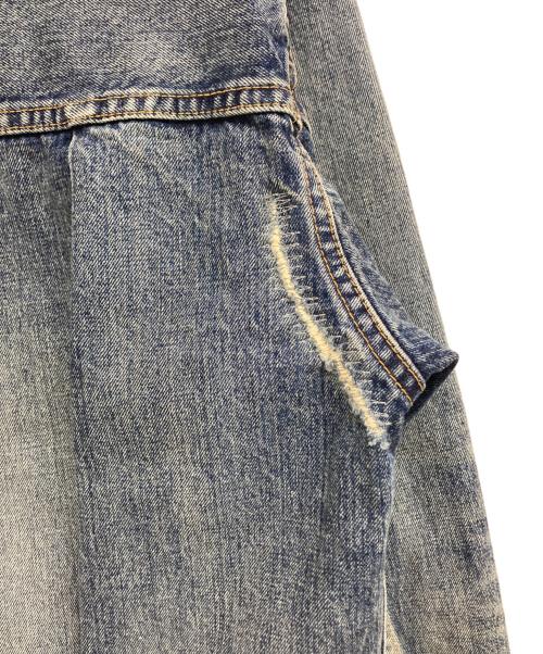 SEQUEL（シークエル）SEQUEL (シークエル) FRAGMENT DESIGN (フラグメントデザイン) DAMAGE DENIM JACKET インディゴ サイズ:Lの古着・服飾アイテム