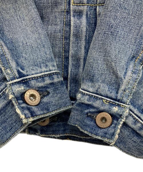 SEQUEL（シークエル）SEQUEL (シークエル) FRAGMENT DESIGN (フラグメントデザイン) DAMAGE DENIM JACKET インディゴ サイズ:Lの古着・服飾アイテム