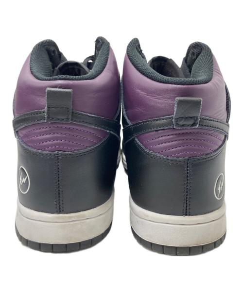 NIKE（ナイキ）NIKE (ナイキ) FRAGMENT DESIGN (フラグメントデザイン) ハイカットスニーカー ブラック×パープル サイズ:28.0cmの古着・服飾アイテム
