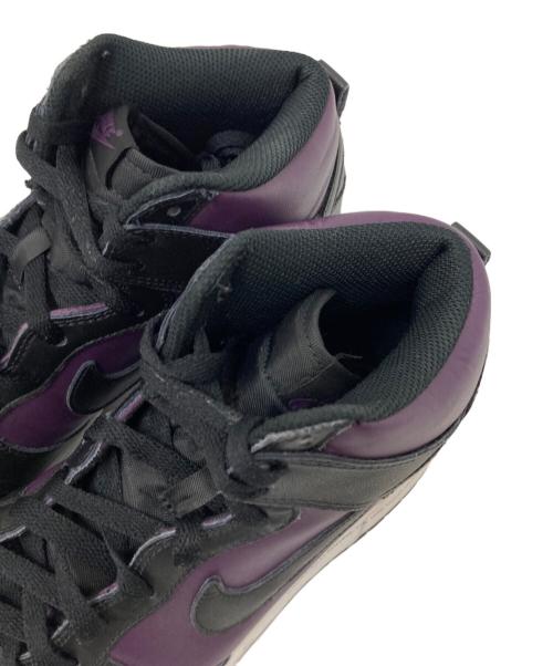 NIKE（ナイキ）NIKE (ナイキ) FRAGMENT DESIGN (フラグメントデザイン) ハイカットスニーカー ブラック×パープル サイズ:28.0cmの古着・服飾アイテム