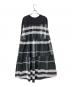 BEARDSLEY (ビアズリー) 後ろタフタビッグチェックチュニックワンピース ブラック サイズ:F：6000円