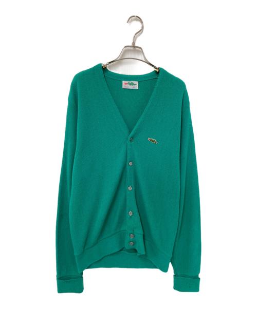 Sears（シアーズ）Sears (シアーズ) 70sアクリルカーディガン グリーン サイズ:XLの古着・服飾アイテム