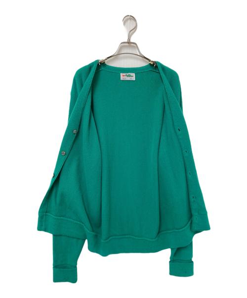 Sears（シアーズ）Sears (シアーズ) 70sアクリルカーディガン グリーン サイズ:XLの古着・服飾アイテム