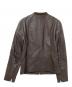 ARMANI EXCHANGE (アルマーニ エクスチェンジ) カウレザージャケット ブラウン サイズ:M：7000円