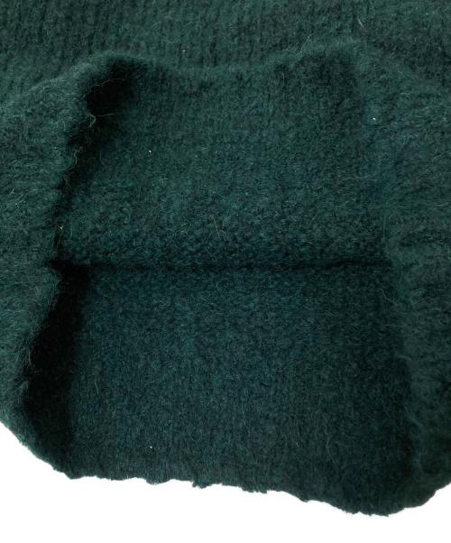 ATON（エイトン）ATON (エイトン) BABY ALPACA MOCK NECK SWEATER グリーン サイズ:2の古着・服飾アイテム