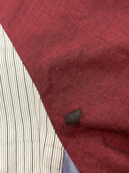 MIDDLA（ミドラ）MIDDLA (ミドラ) ドッキング切替ワンピース レッド×グレー サイズ:1の古着・服飾アイテム